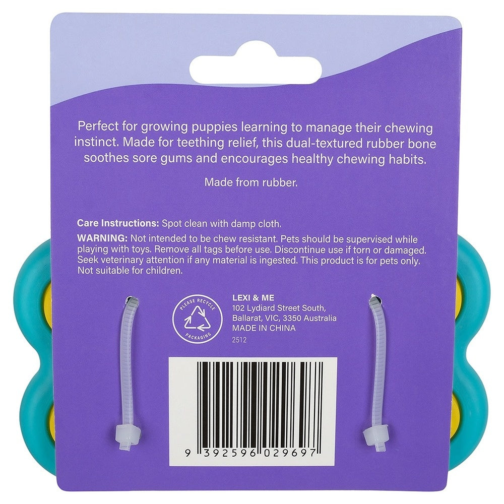 Lexi & Me Puppy Chew Teething Bone Dog Toy