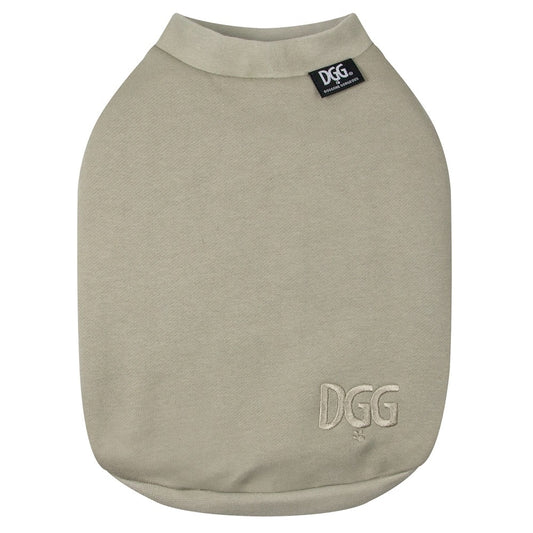 DGG Jersey Huggie Dog Jumper Sand Grey