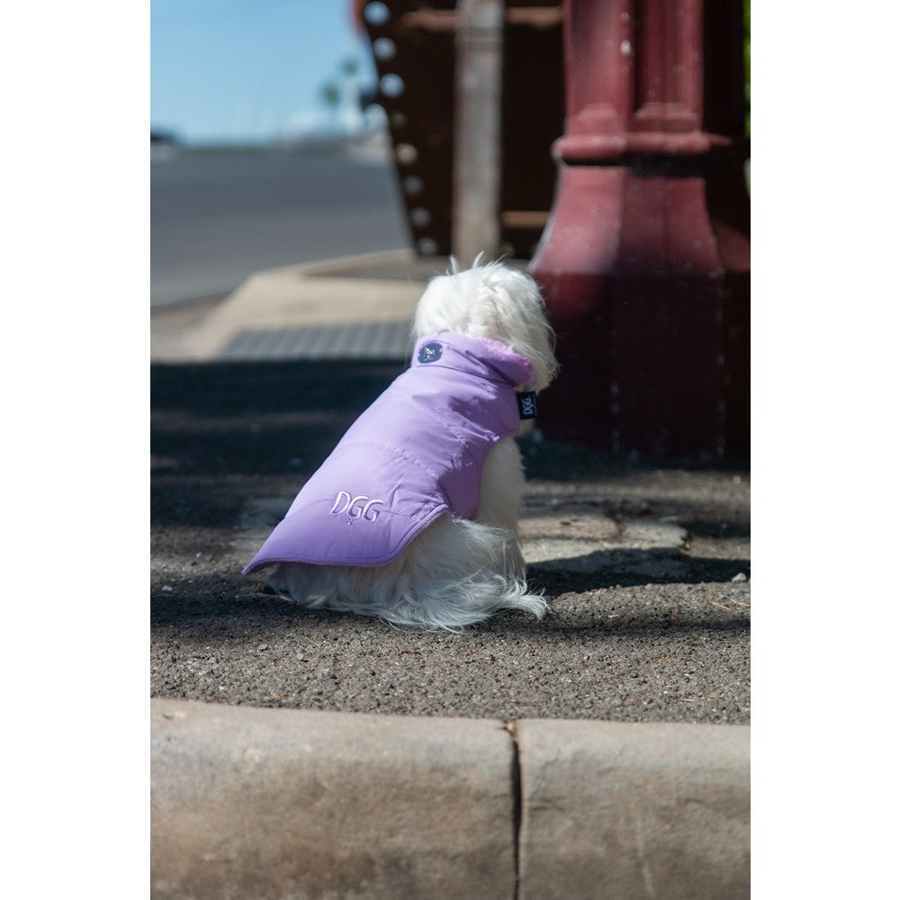 DGG Puffer Dog Jumper Lilac