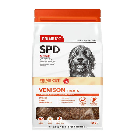 Prime100 SPD Prime Cut Venison Dog Treats