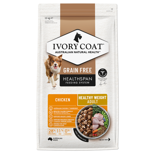 Ivory Coat Grain Free Healthy Weight Chicken Adult Dog Dry Food