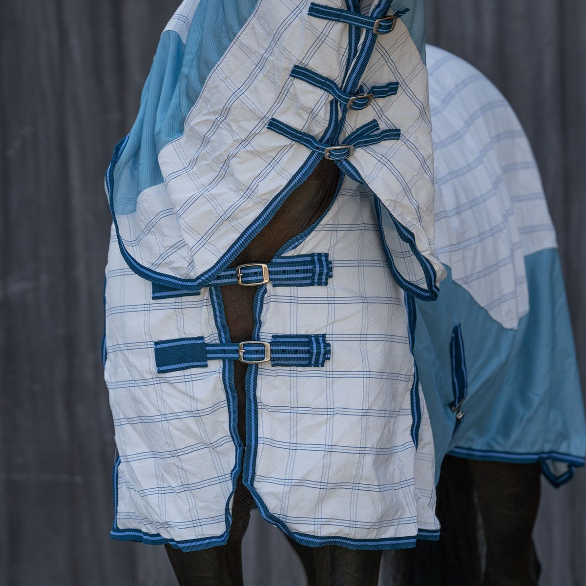 Caribu Atla Hybrid Combo Horse Rug Sapphire Sky