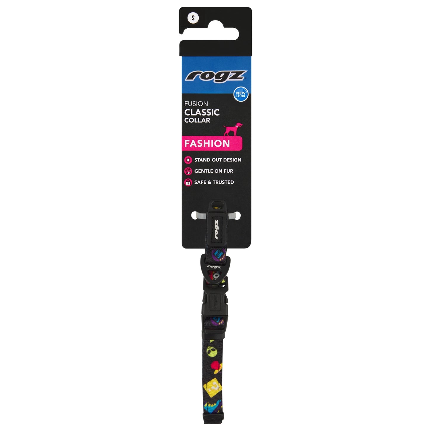 Rogz Fusion Classic 90’S Nostalgia Dog Collar