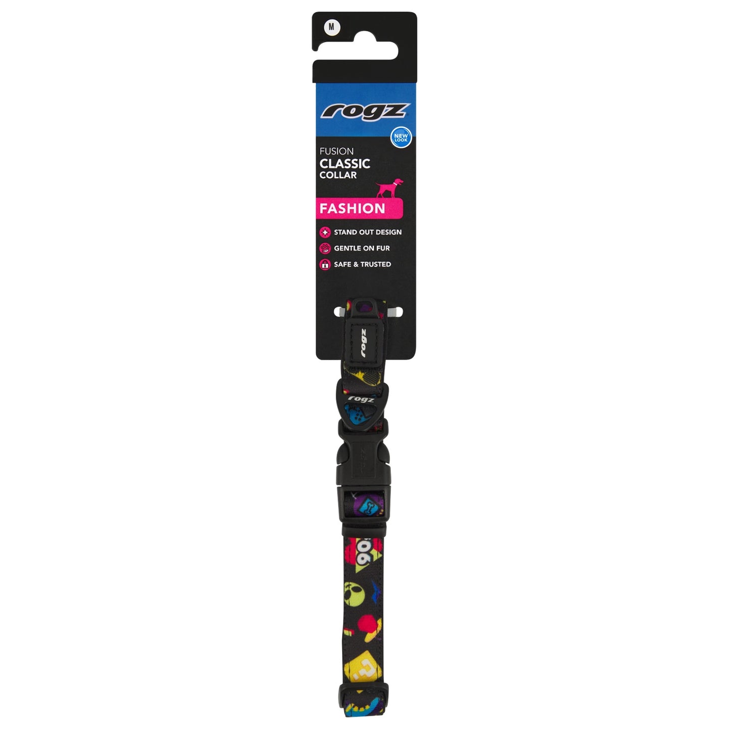 Rogz Fusion Classic 90’S Nostalgia Dog Collar