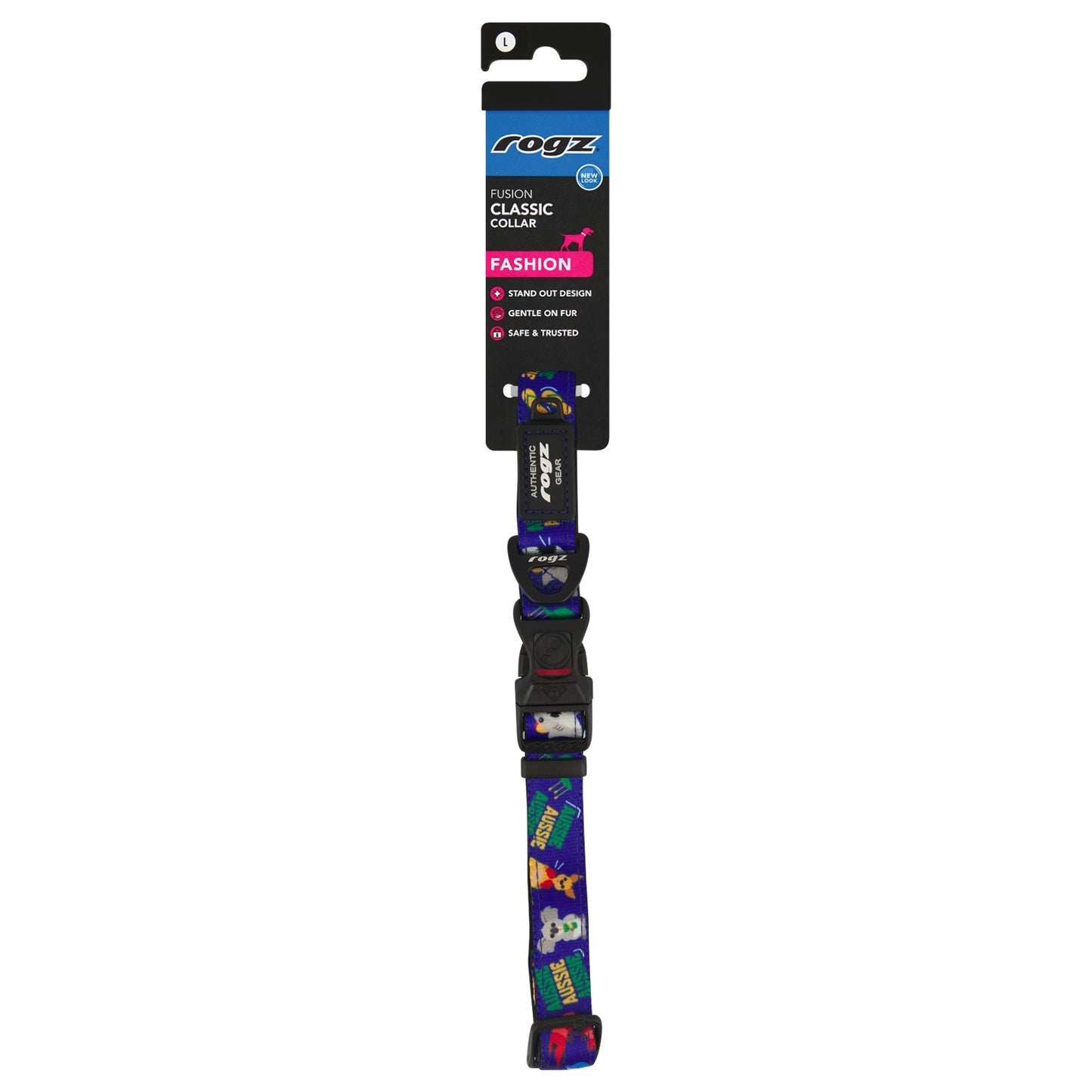 Rogz Fusion Classic Australiana Dog Collar