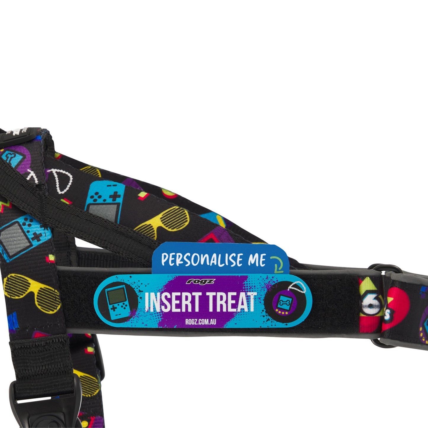 Rogz Fusion Letzgo 90’S Nostalgia Dog Harness