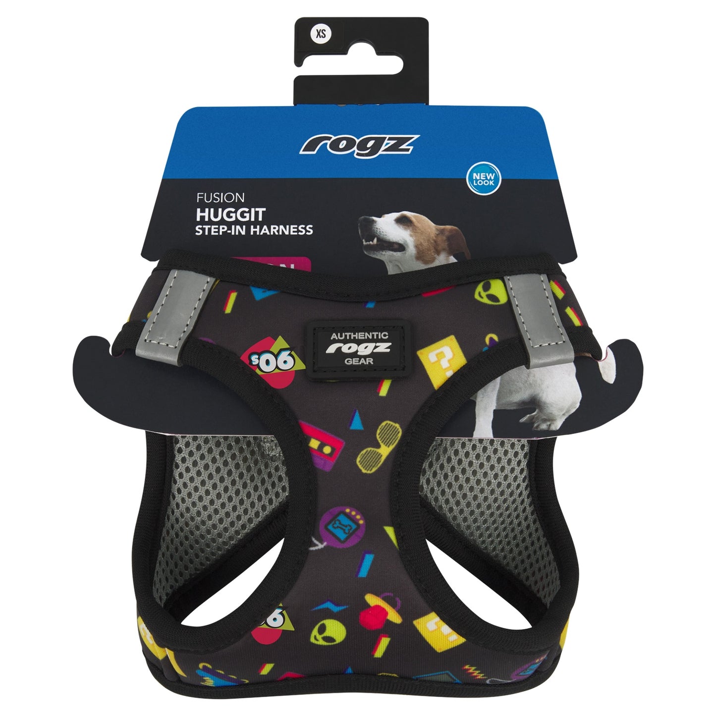 Rogz Fusion Huggit 90’S Nostalgia Dog Harness