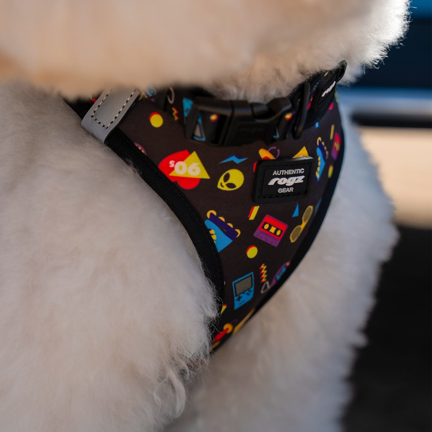 Rogz Fusion Huggit 90’S Nostalgia Dog Harness
