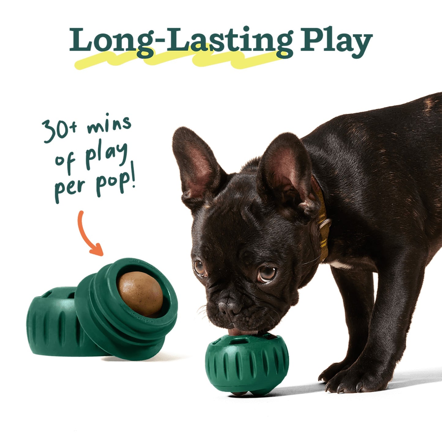 Woof Pupsicle Treat Dispensing Dog Toy