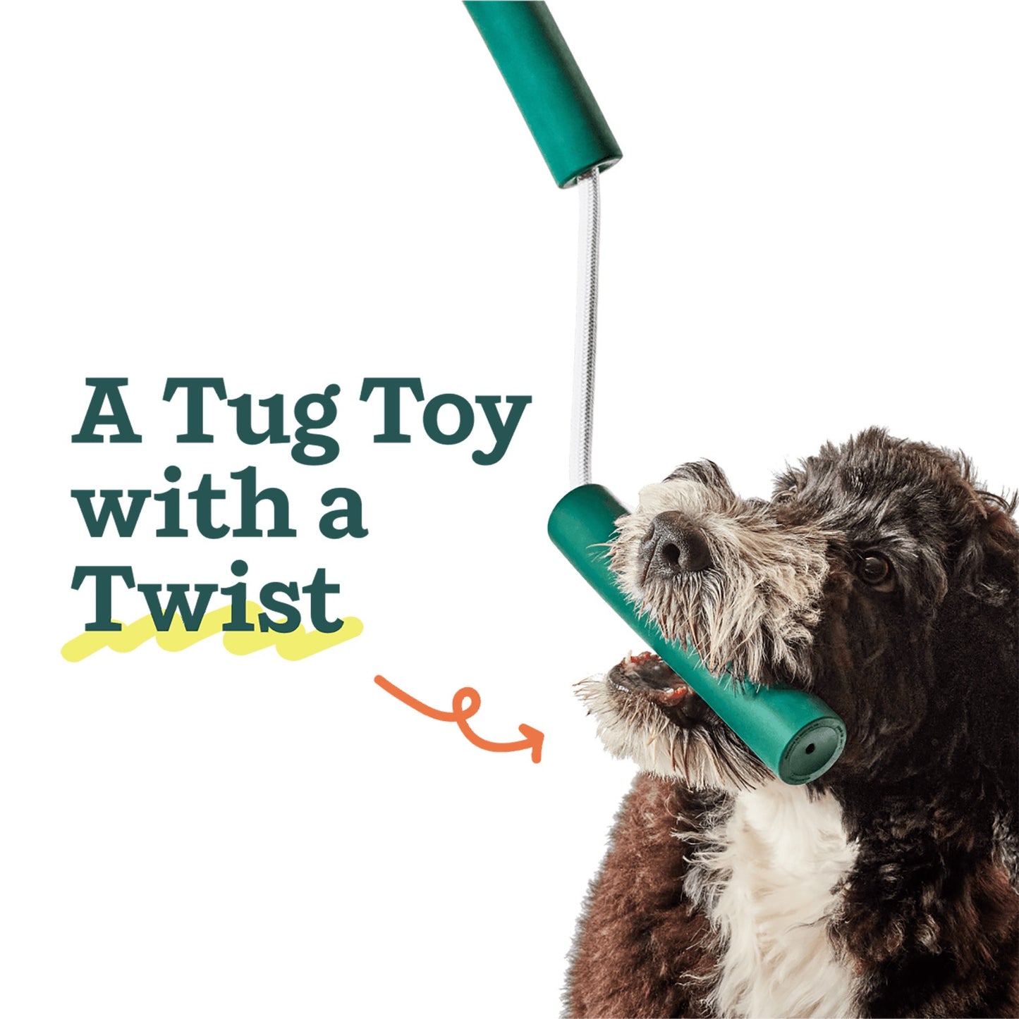 Woof Nomchucks Treat Dispensing Dog Toy