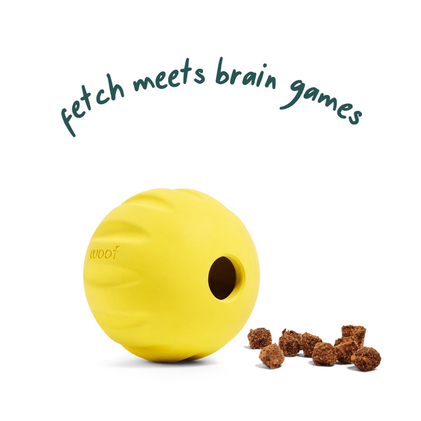 Woof FlyBall Treat Dispensing Dog Toy