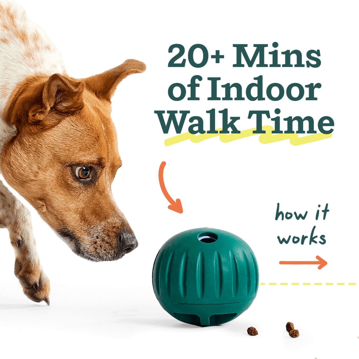 Woof Walkabout Treat Dispensing Dog Toy