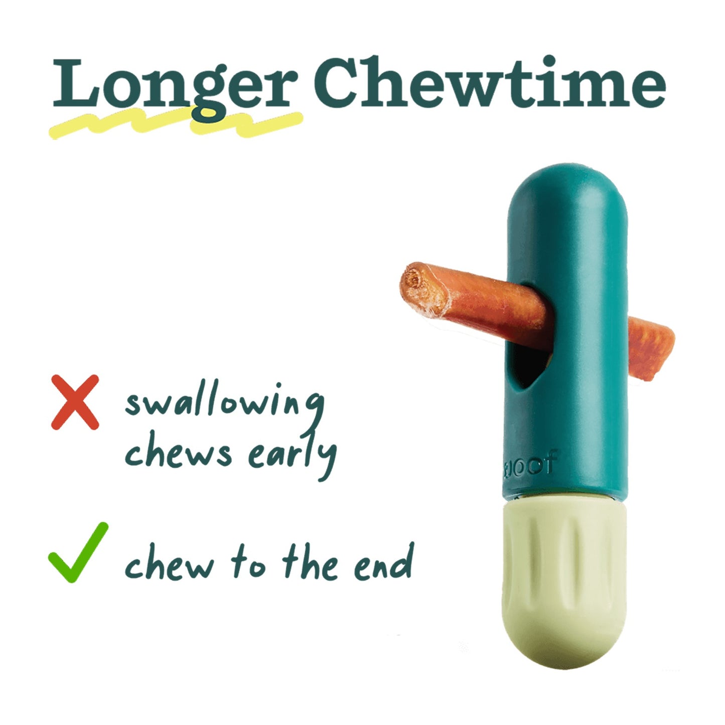 Woof BullySafe Dog Chew Treat Holder