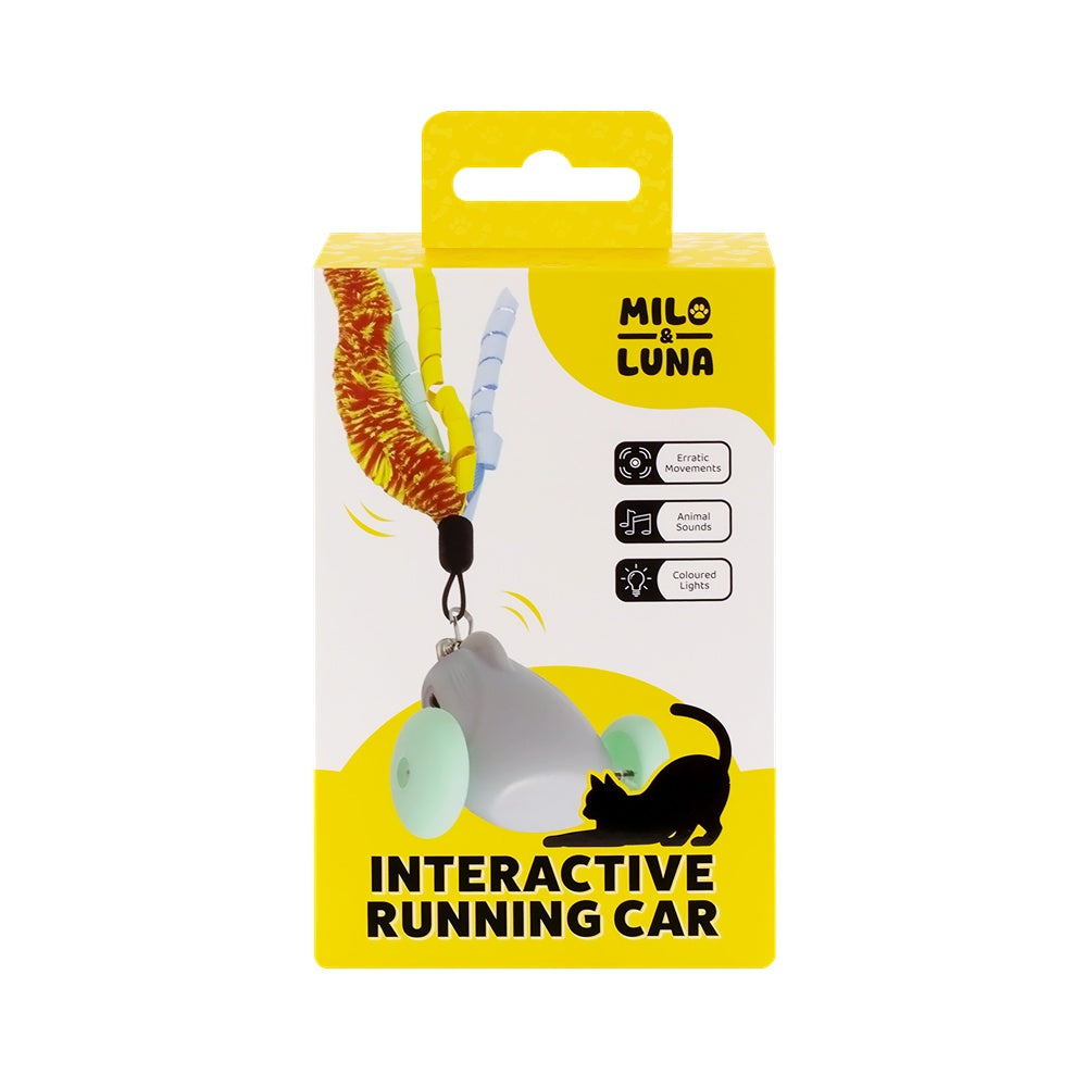 Milo and Luna Running Car Interactive Cat Toy