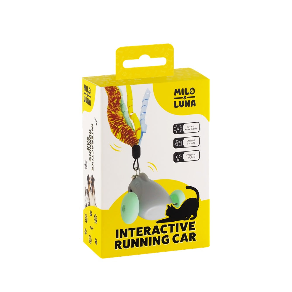 Milo and Luna Running Car Interactive Cat Toy