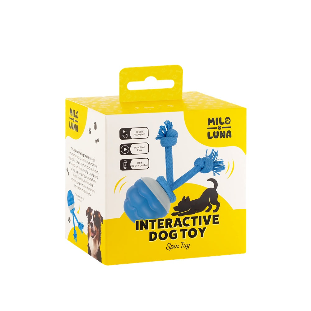 Milo and Luna Spin Tug Interactive Dog Toy
