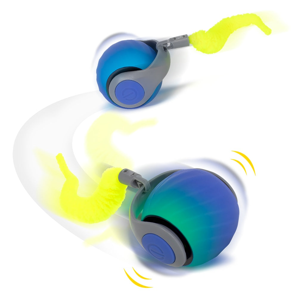 Milo and Luna Ball with Tail Interactive Cat Toy
