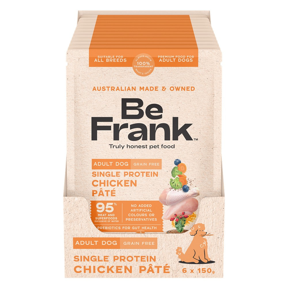 Be Frank Adult Chicken Pate Wet Dog Food