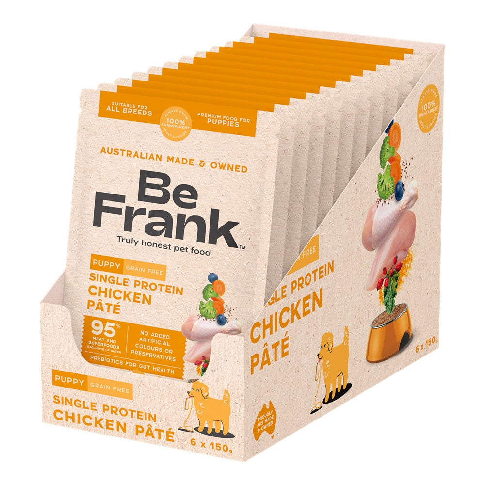 Be Frank Puppy Chicken Pate Wet Dog Food