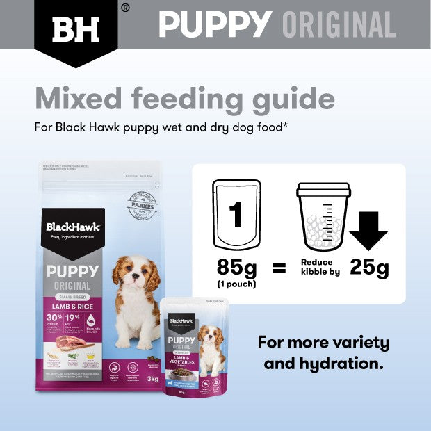 Black Hawk Small Breed Adult Lamb & Vegetables Wet Dog Food