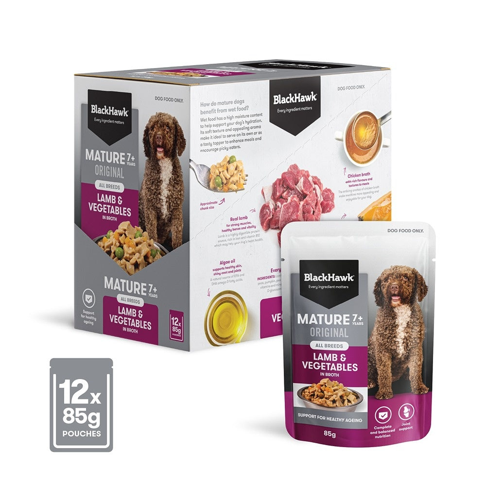 Black Hawk Original Mature Lamb & Vegetables Wet Dog Food