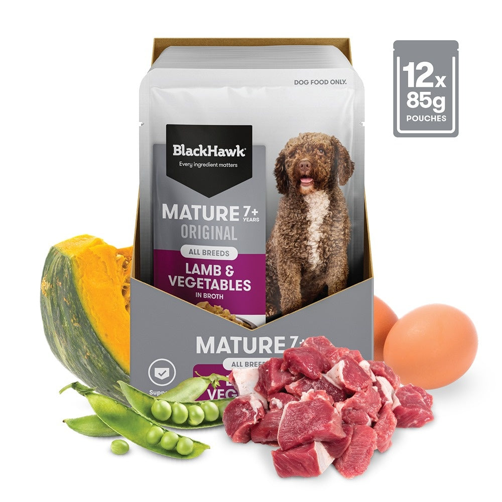 Black Hawk Original Mature Lamb & Vegetables Wet Dog Food