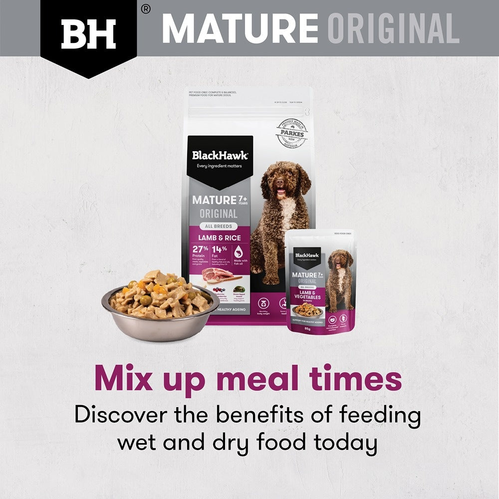 Black Hawk Original Mature Lamb & Vegetables Wet Dog Food