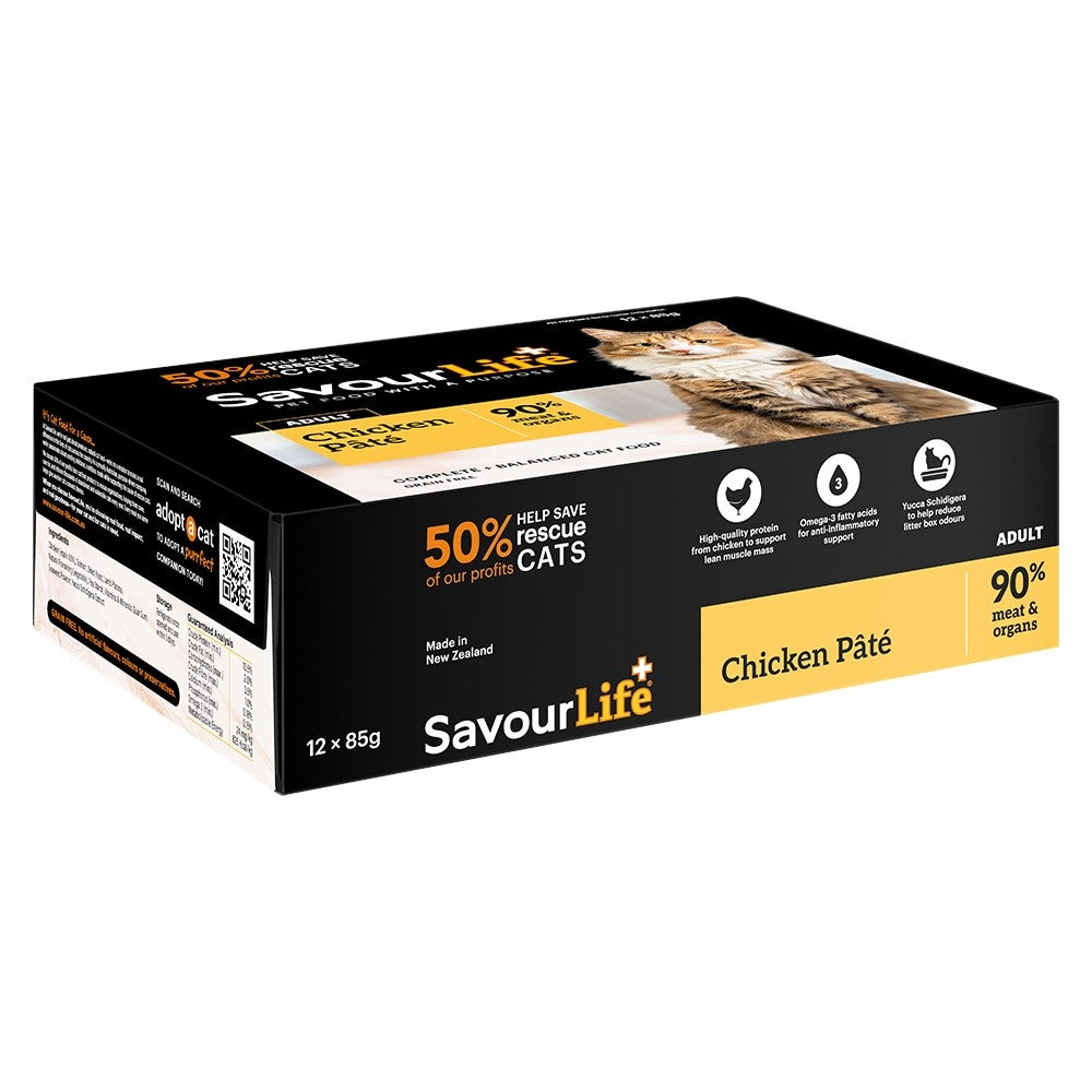 SavourLife Adult Chicken Pate Wet Cat Food