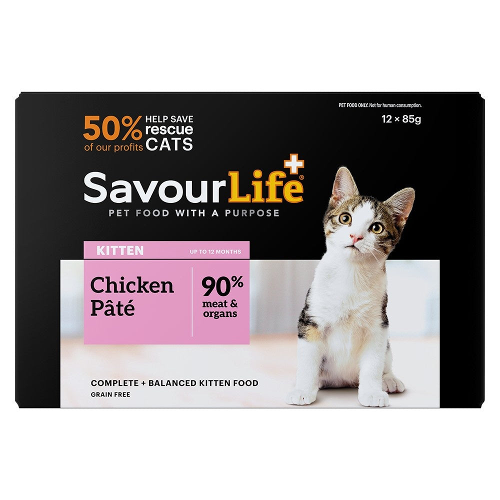 SavourLife Kitten Chicken Pate Wet Cat Food