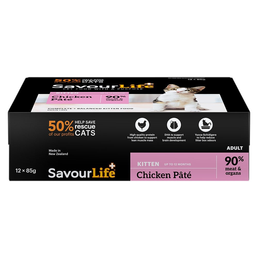 SavourLife Kitten Chicken Pate Wet Cat Food