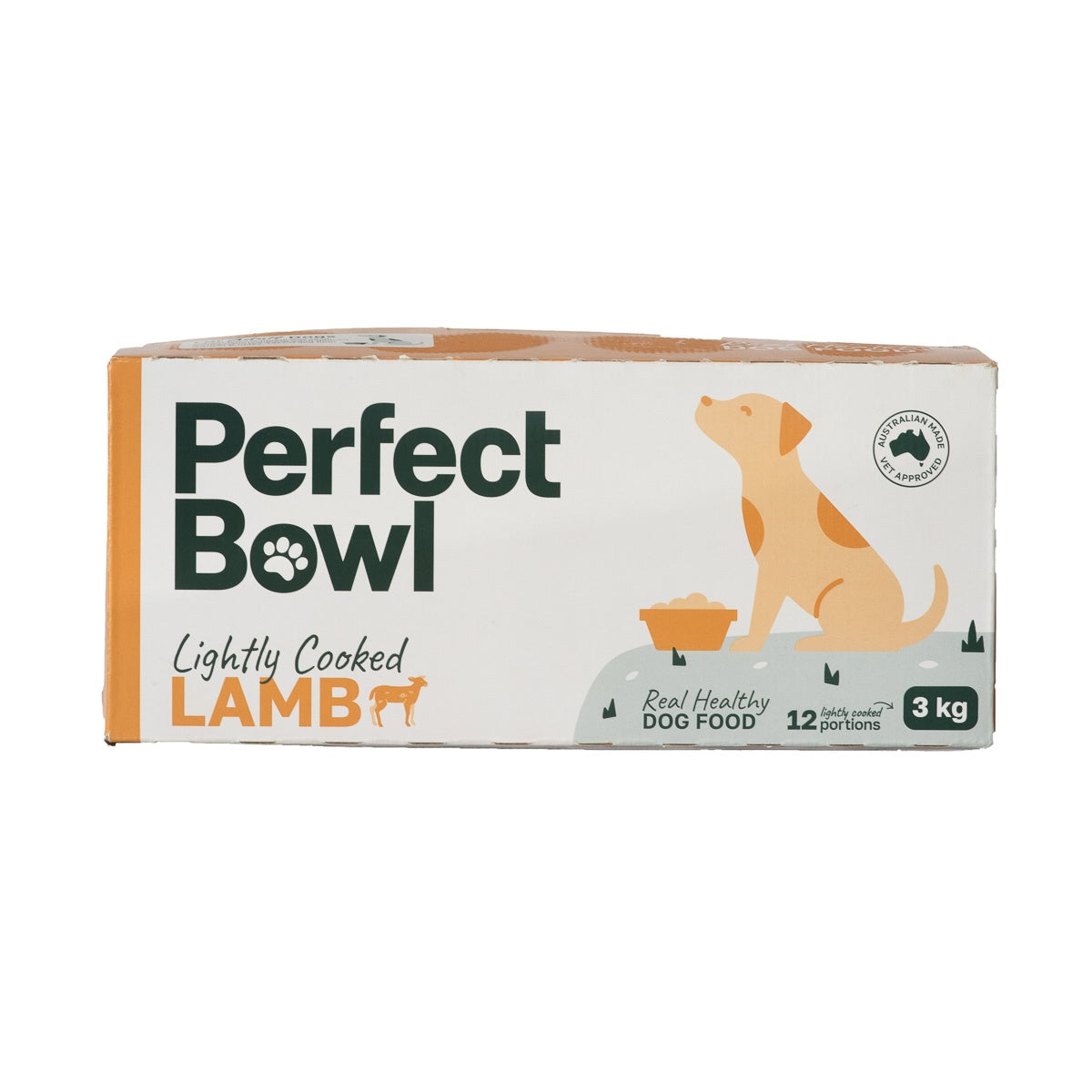 Perfect Bowl Lightly Cooked Aussie Lamb Dog Food