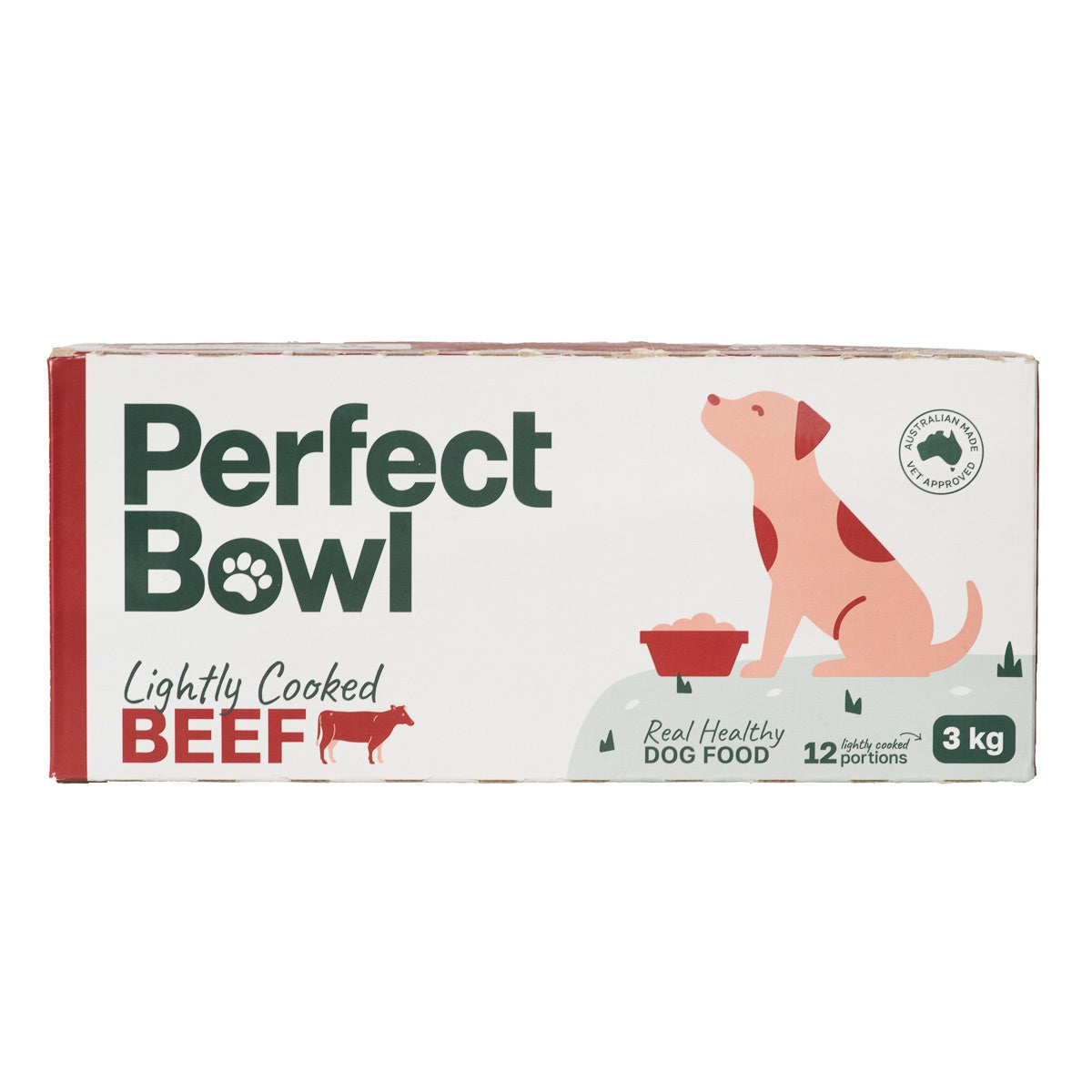Perfect Bowl Lightly Cooked Aussie Beef Dog Food
