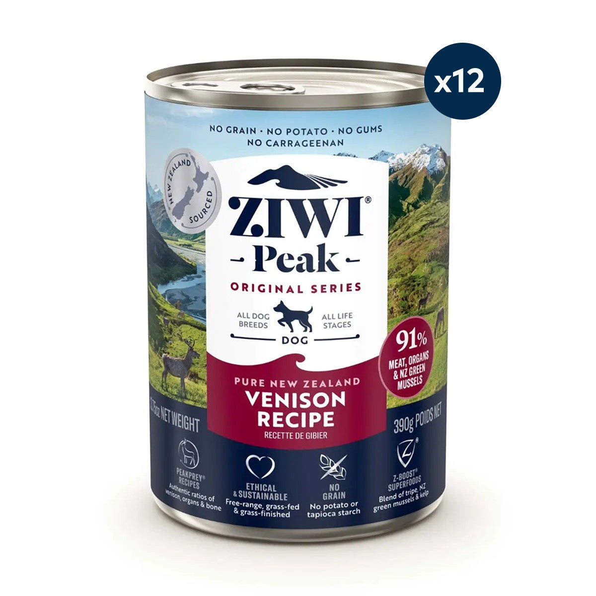 Ziwi Peak Venison Recipe Wet Dog Food