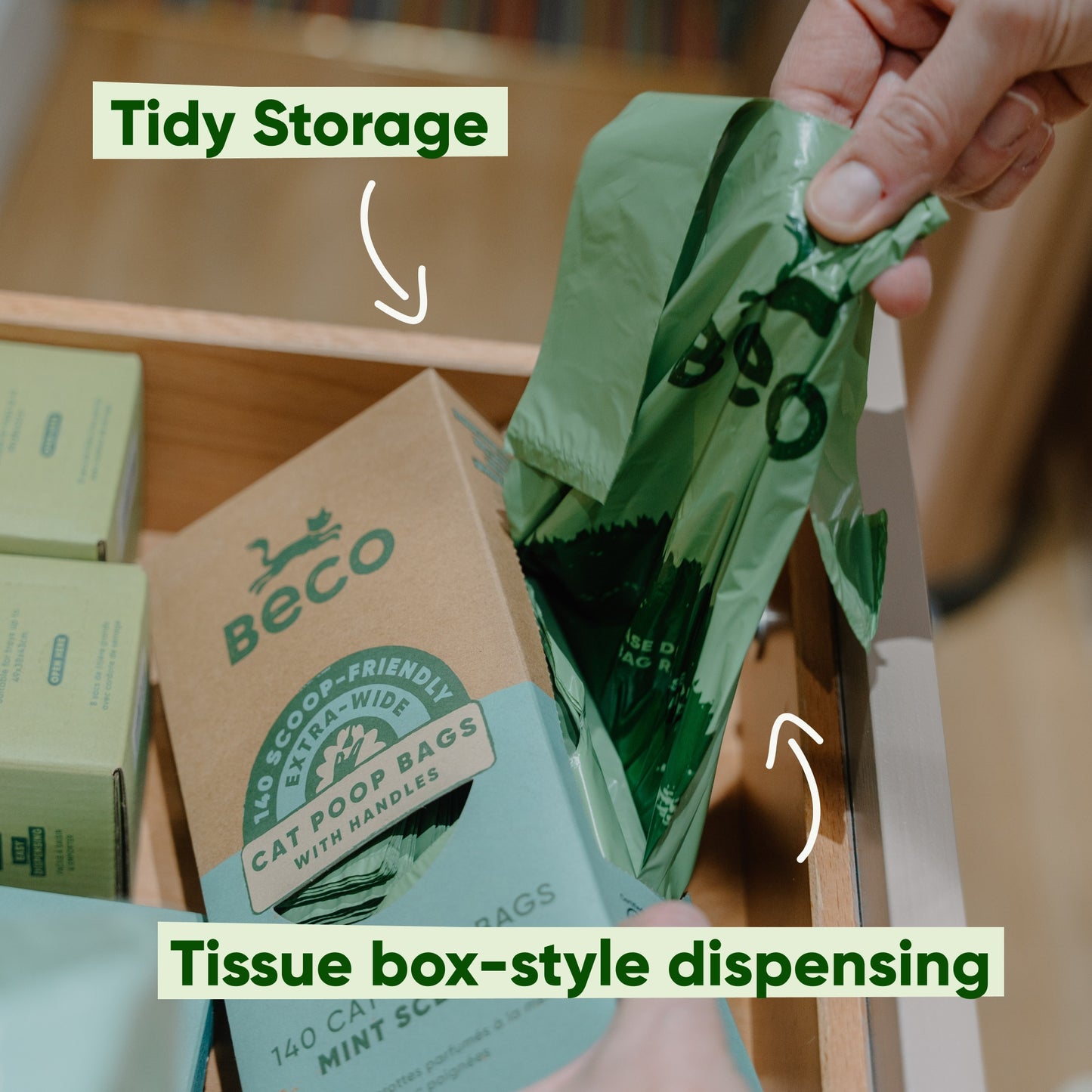 Beco Unscented Cat Poop Bags