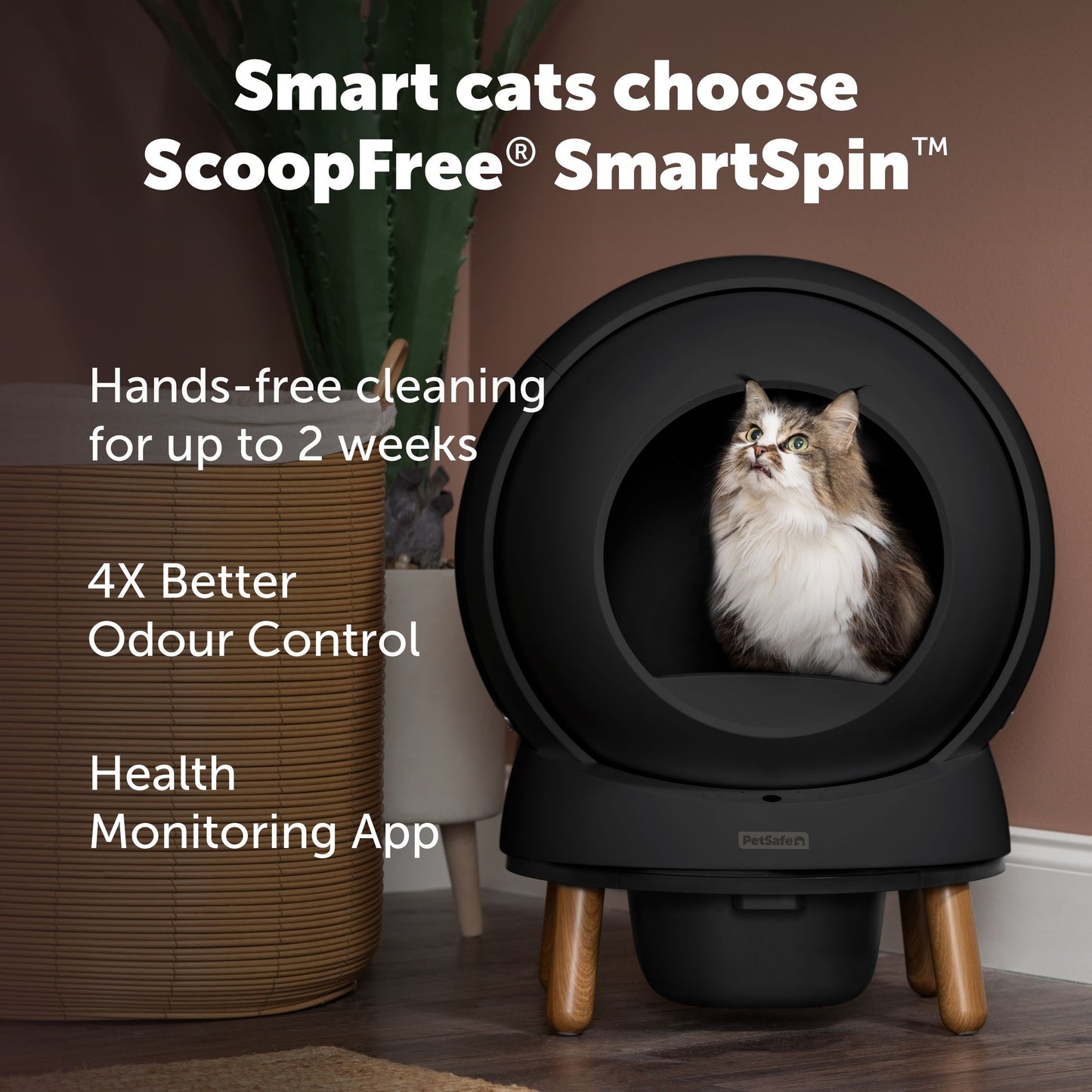 Petsafe ScoopFree SmartSpin Automatic Self Cleaning Cat Litter Box