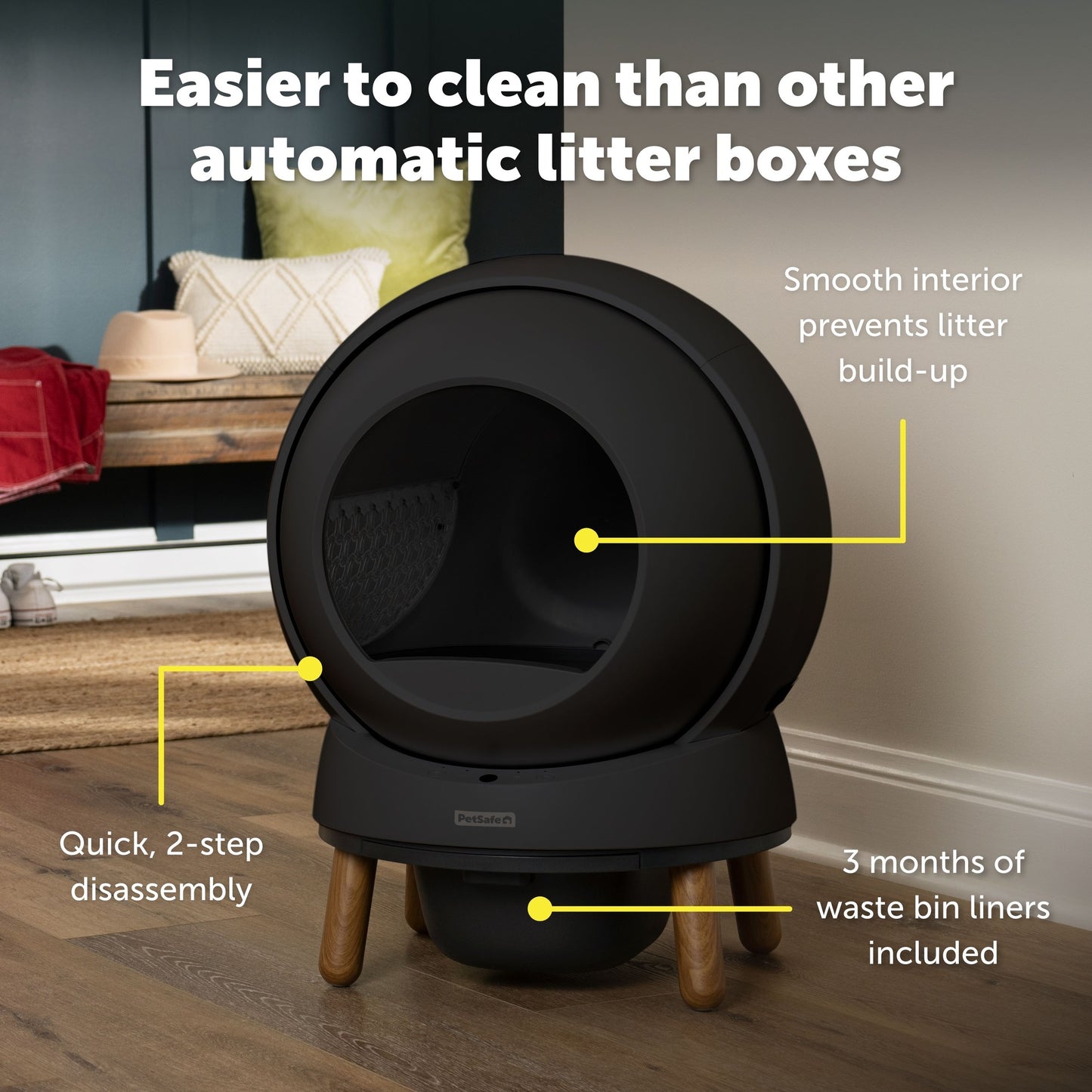 Petsafe ScoopFree SmartSpin Automatic Self Cleaning Cat Litter Box