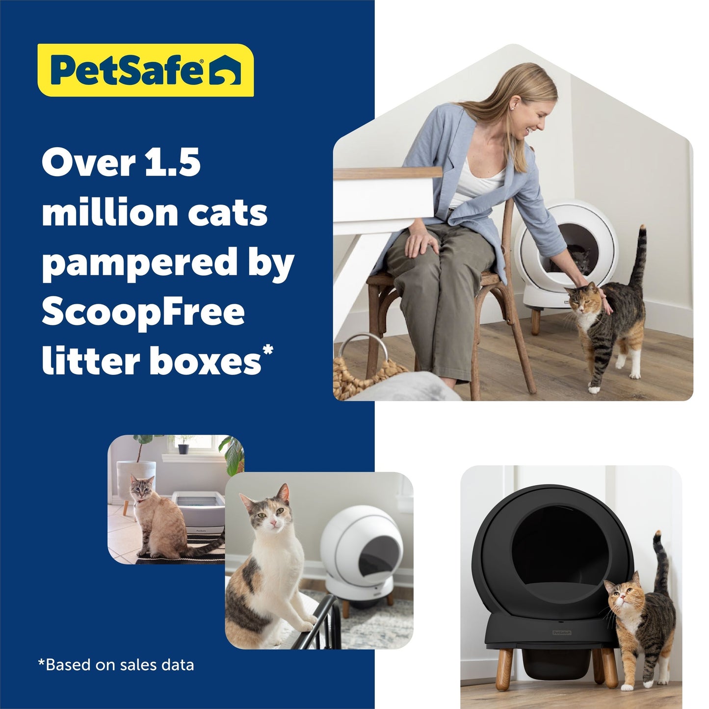 Petsafe ScoopFree SmartSpin Automatic Self Cleaning Cat Litter Box
