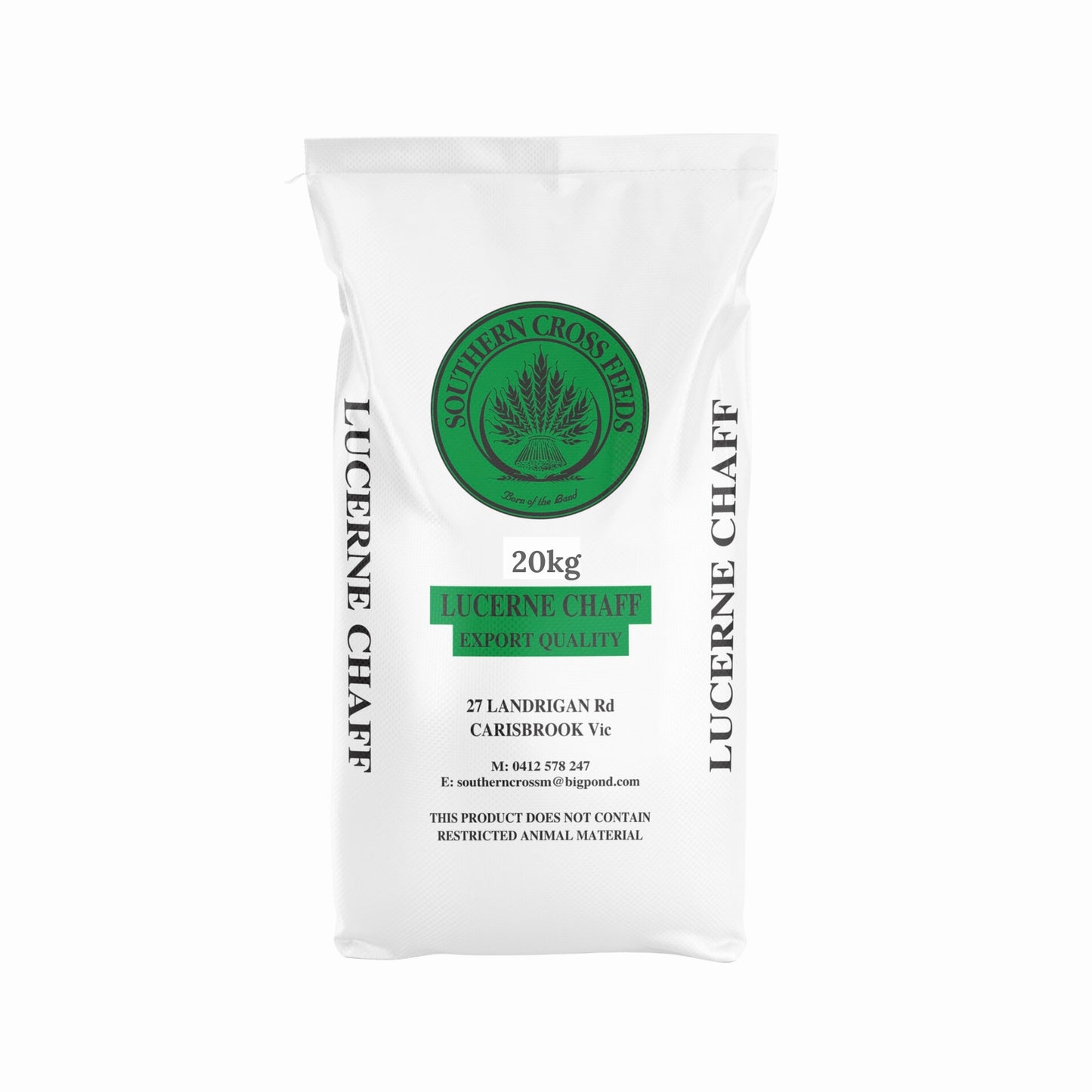 SCF Lucerne Chaff Poly Woven Bag