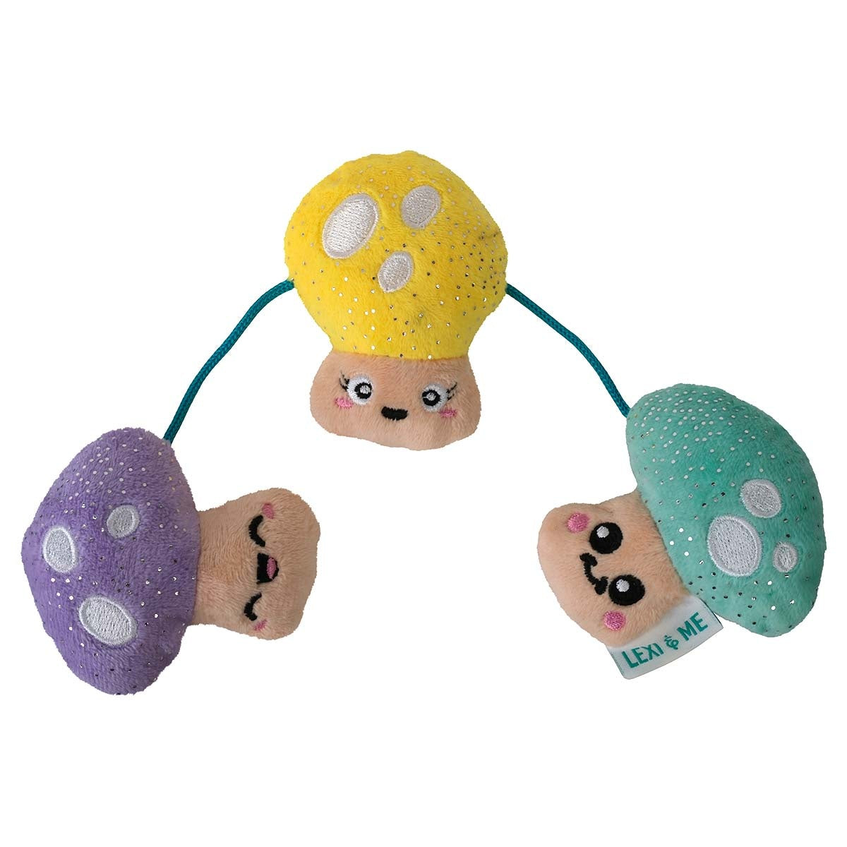 Lexi & Me Mushroom Rope Trio Cat Toys
