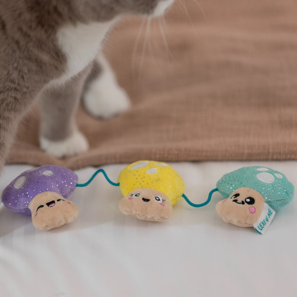 Lexi & Me Mushroom Rope Trio Cat Toys