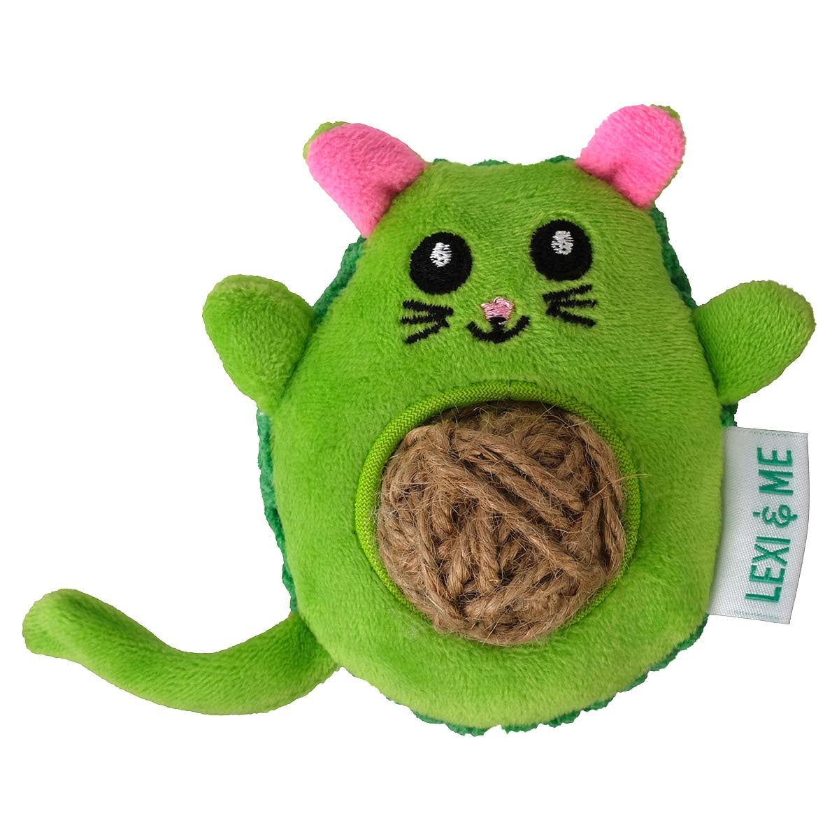 Lexi & Me Avocado with Ball Cat Toy