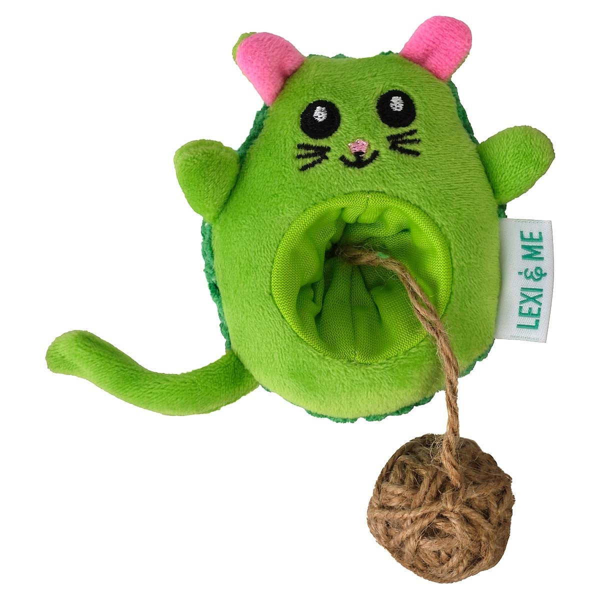 Lexi & Me Avocado with Ball Cat Toy