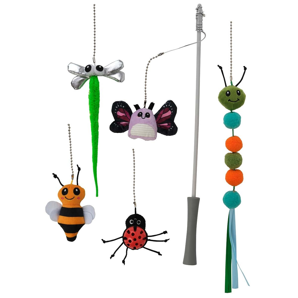 Lexi & Me 5-in-1 Critter Teaser Cat Wand