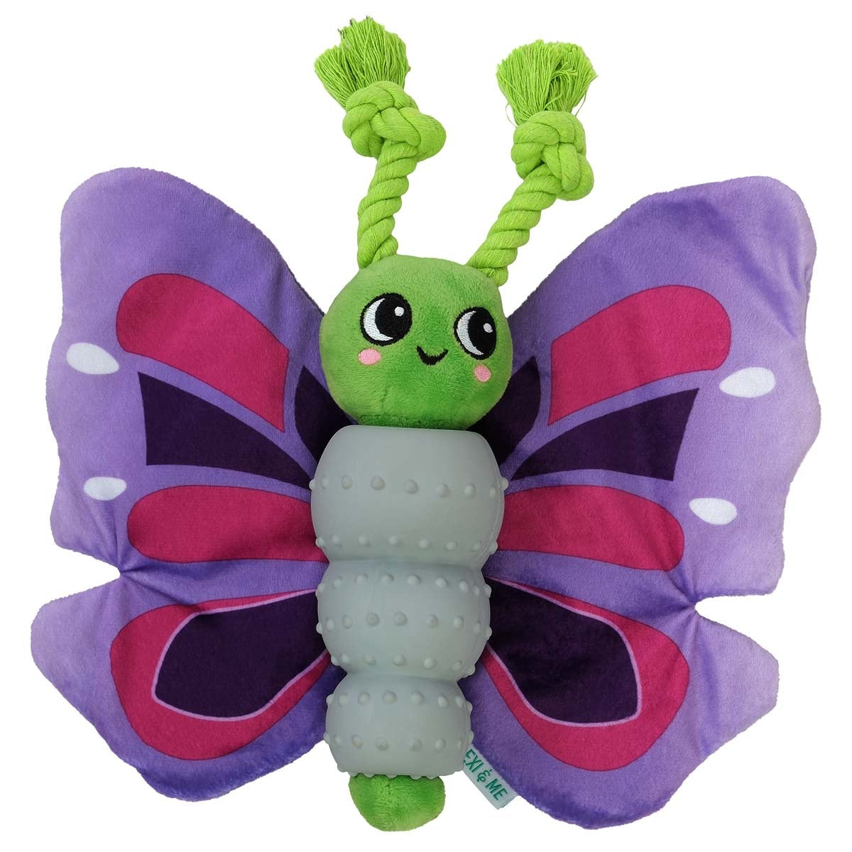 Lexi & Me Butterfly Plush & Rubber Toy