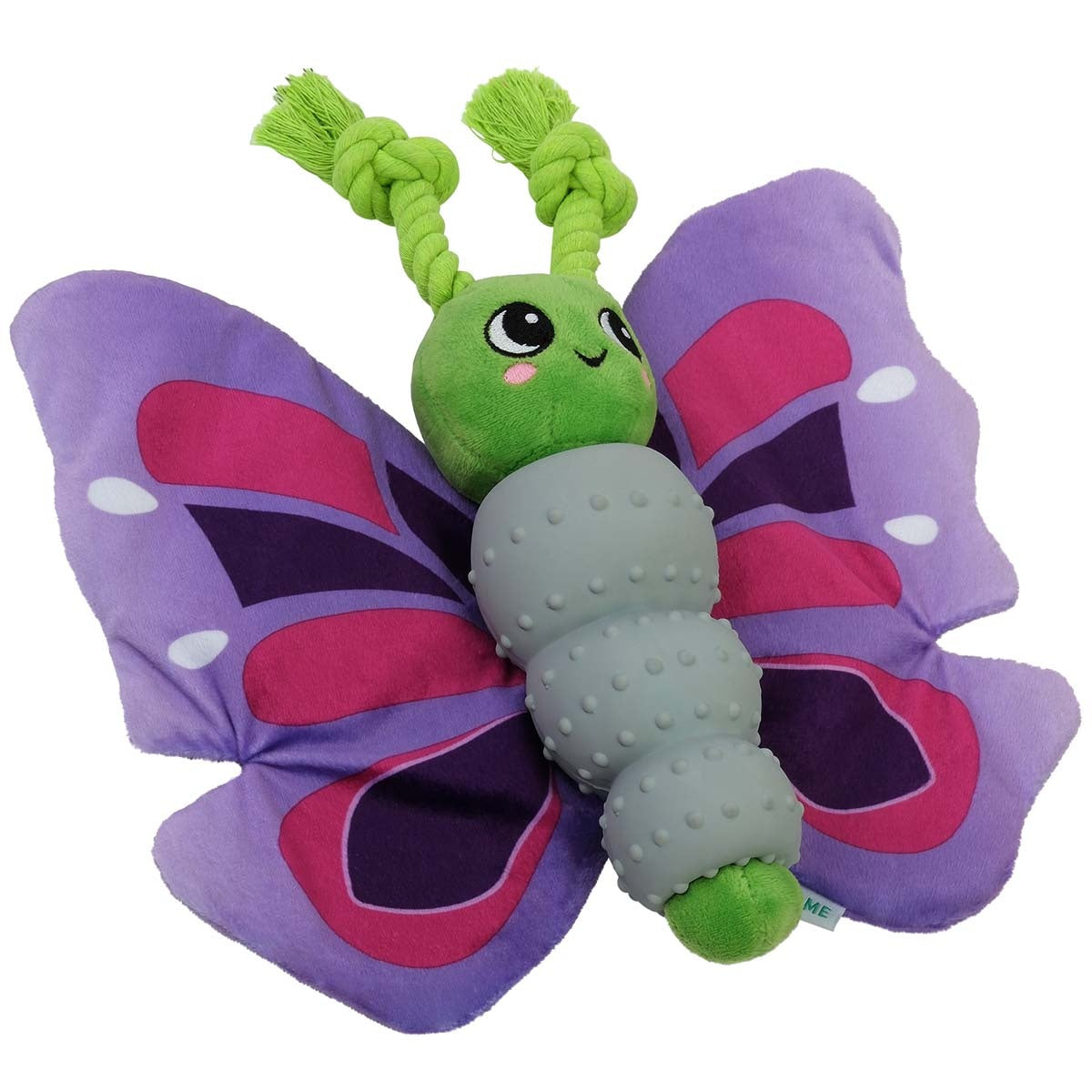 Lexi & Me Butterfly Plush & Rubber Toy