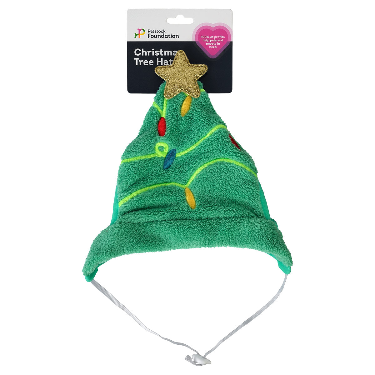 Petstock Foundation Christmas Tree Dog Hat