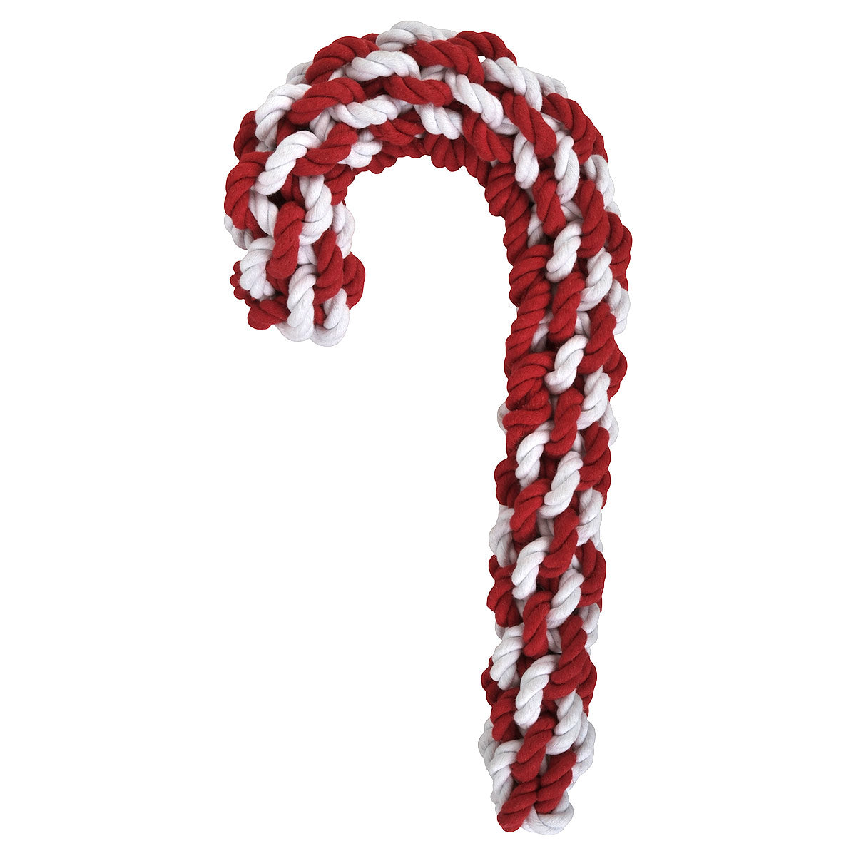 Petstock Christmas Candy-Cane Rope Dog Toy