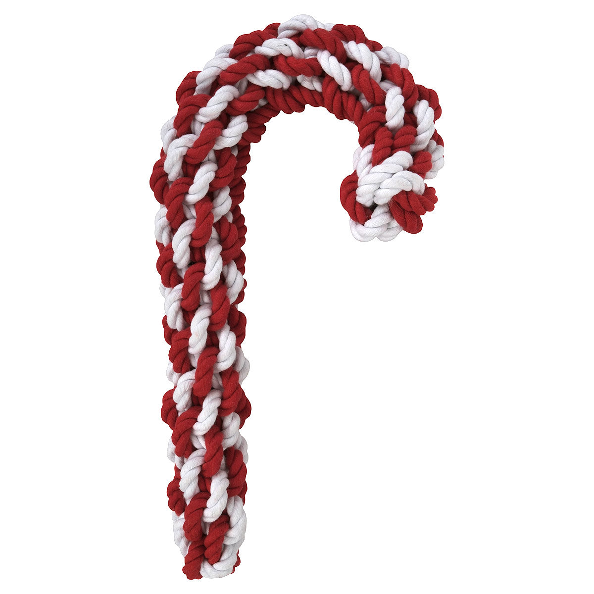 Petstock Christmas Candy-Cane Rope Dog Toy