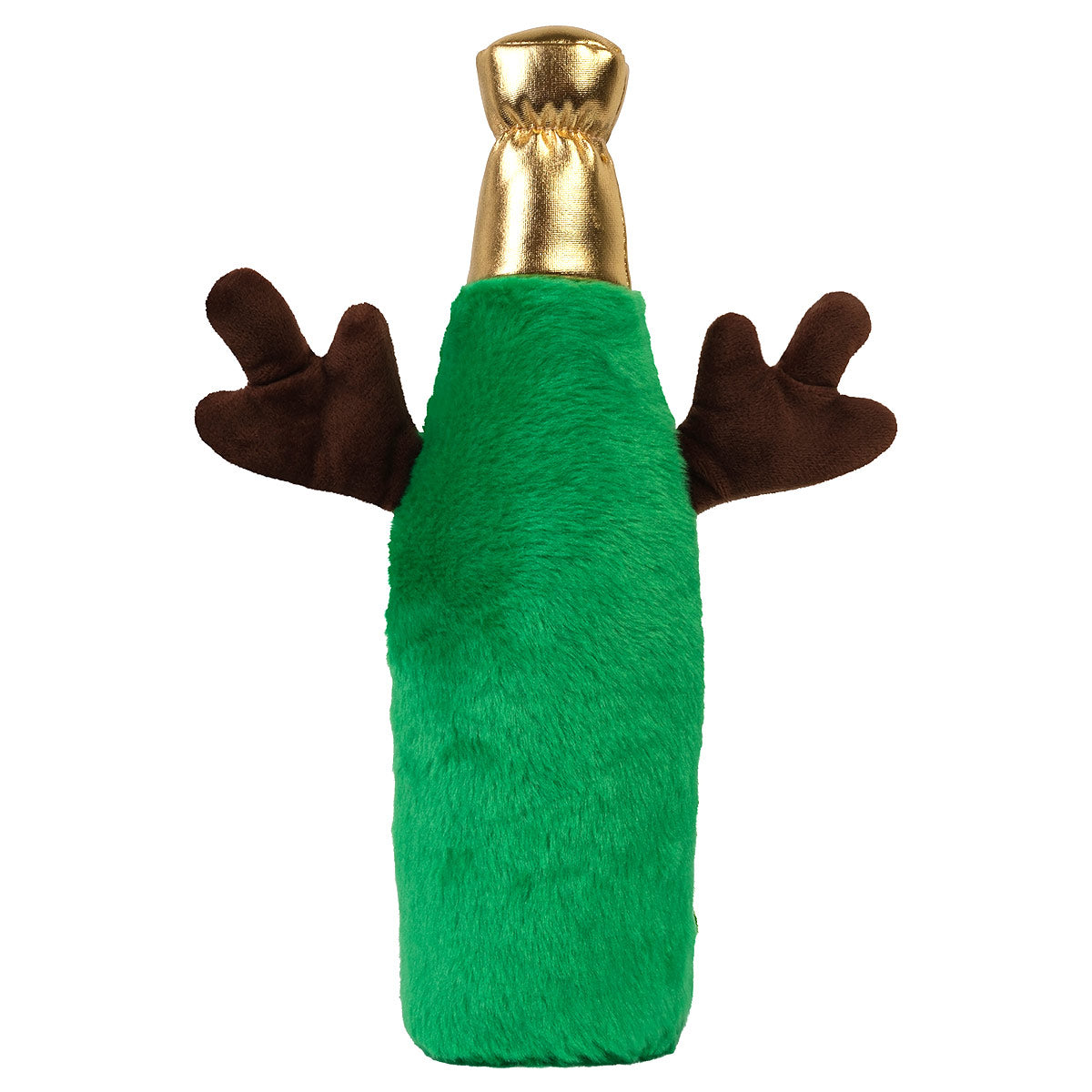 Petstock Christmas Reindeer Beer Bottle Crusher Dog Toy