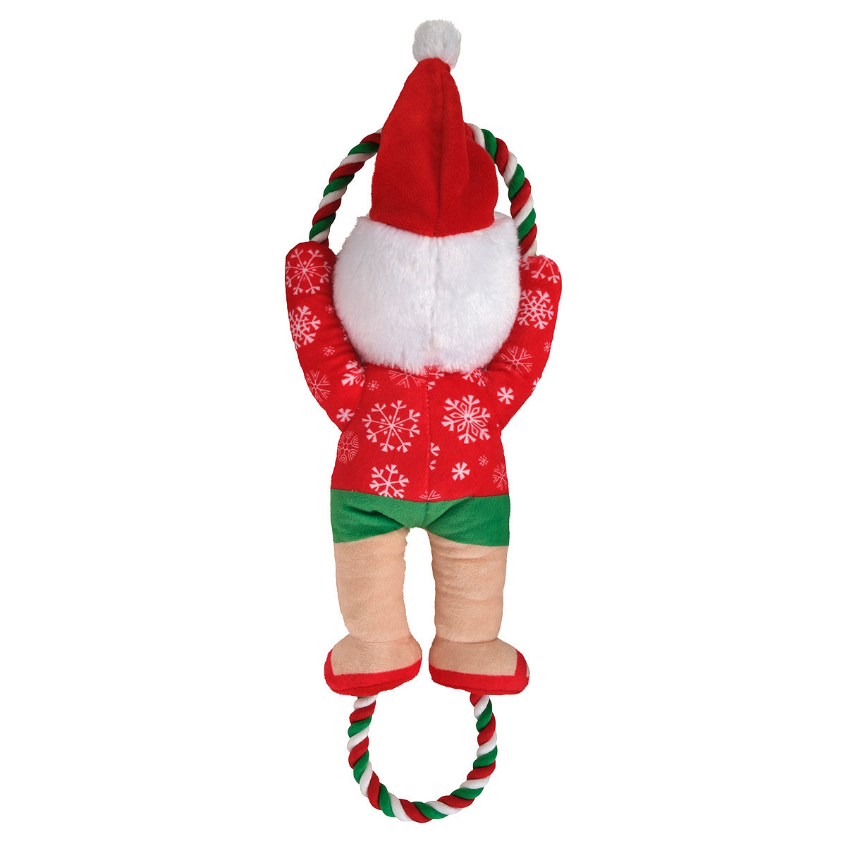Petstock Christmas Santa Plush & Rope Dog Toy